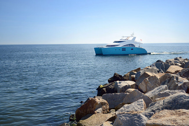 Used Power Catamaran for Sale 2014 Sunreef 60 Power Boat Highlights